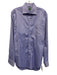 Sid Mashburn Size 16 Blue Cotton Solid Button up Men's Long Sleeve Shirt Blue / 16