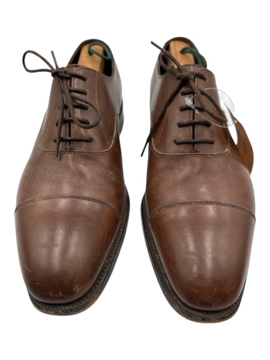 Sid Mashburn Shoe Size 8 AS IS Brown Leather Solid Dress Cap Toe Men's Shoes Brown / 8