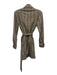 Pilcro Size XS Gray & multi Long Sleeve Plaid Button Up shoulder pads Dress Gray & multi / XS