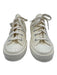 Converse x Comme Des Garcon Shoe Size 4 White Canvas Lace Up Low Top Sneakers White / 4