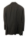 Zegna Black Wool Solid 2 Button Men's Suit Black / 54
