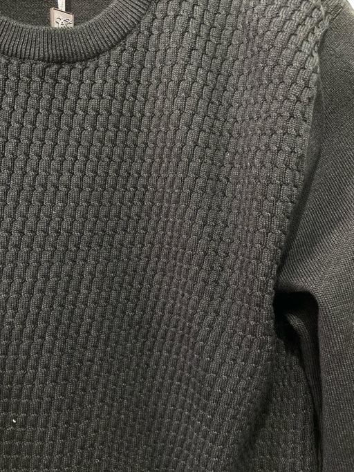 Canali NWT Size 48 Black Wool Men's Sweater 48