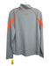 Saucony Size M Grey & Orange Polyester Quarter Zip Men's Jacket M