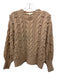 Ann Mashburn Size M light brown Merino Wool & Cashmere Long Sleeve Sweater light brown / M