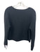 Naked Cashmere Size Small Black Cashmere Long Sleeve Cropped V Neck Sweater Black / Small
