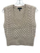Rag & Bone Size S Cream Beige Missing Fabric Tag Sleeveless Cable Knit Vest Cream Beige / S