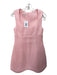 Sandy Liang Size 4 Pink Polyester Sleeveless Scoop Neck Princess Seams Dress Pink / 4