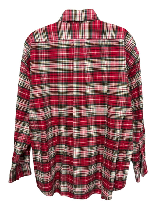 Polo Ralph Lauren Size 4 Red & Multi Cotton Plaid Button Down Long Sleeve Shirt Red & Multi / 4