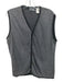 Versace V2 Size M Black & White Cotton Blend Abstract Vest Men's Sweater Black & White / M