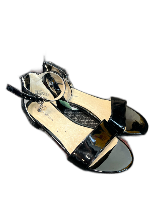 Stuart Weitzman Shoe Size 4 Black Manmade Material open toe Ankle Strap Shoes Black / 4
