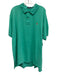 Polo Size XXL Green Cotton Solid Polo Pique Men's Short Sleeve Green / XXL