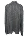 Polo Size XXL Gray Silk Cable Quarter Button Men's Sweater Gray / XXL