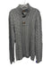 Polo Size XXL Gray Silk Cable Quarter Button Men's Sweater Gray / XXL