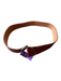 No Brand Brown Leather Brass Buckle Round Wide Waist Belt Belts Brown / Medium