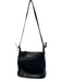 Coach Black Leather Brass Hardware Shoulder & Crossbody Straps Zipper flap Bag Black / Medium