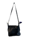 Coach Black Leather Brass Hardware Shoulder & Crossbody Straps Zipper flap Bag Black / Medium