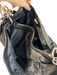 Coach Black Leather Triple Compartment Shoulder & Crossbody Straps Bag Black / Large