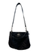 Coach Black Leather Triple Compartment Shoulder & Crossbody Straps Bag Black / Large