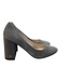 Cole Haan Shoe Size 8 Gray Suede Pointed Toe Block Heel Pump Shoes Gray / 8