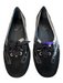Tods Shoe Size 10.5 Black & Bronze Suede & Leather Almond Toe Driving moc Shoes Black & Bronze / 10.5