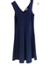 Lilly Pulitzer Size XS Navy Cotton V Neck Sleeveless Ribbed Knit Dress Navy / XS