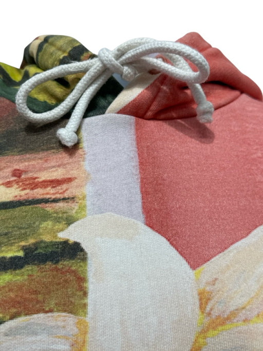 Jacquemus Size S Pink, Green, Orange Cotton Painted Hoodie Pockets Sweatshirt Pink, Green, Orange / S