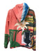 Jacquemus Size S Pink, Green, Orange Cotton Painted Hoodie Pockets Sweatshirt Pink, Green, Orange / S
