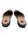 Gucci Shoe Size 36 Gray, Pink, Blue Caviar Leather Velvet G Motif Mules Loafers Gray, Pink, Blue / 36
