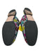 Gucci Shoe Size 36 Gray, Pink, Blue Caviar Leather Velvet G Motif Mules Loafers Gray, Pink, Blue / 36