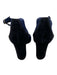 Hermes Shoe Size 36.5 Navy Blue & Black Suede Color Block Pointed Box Toe Pumps Navy Blue & Black / 36.5