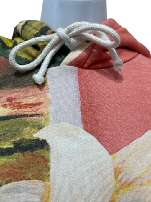 Jacquemus Size S Pink, Green, Orange Cotton Painted Hoodie Pockets Sweatshirt Pink, Green, Orange / S