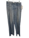 Rag & Bone Size M Light Wash Cotton Elastic Waist Wide Leg Front Pockets Pants Light Wash / M