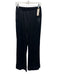 Something Navy Size S Black Acetate Blend Elastic Waist Wide Leg Satin Pants Black / S