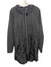 Athleta Size M Black Polyester Zip Front Hood Long Sleeve Knee length Jacket Black / M