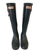 Hunter Shoe Size 8 Charcoal Black Rubber Knee High Mesh Rainboot Boots Charcoal Black / 8