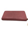 Chanel Light Pink Leather Floral Embossed Camellia Zip Around Wallets Light Pink