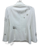 Cinq a Sept Size 0 White & Crystals Triacetate Blend Beaded Embellished Jacket White & Crystals / 0