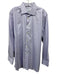 Eton Size 17 Purple Cotton Striped Spread Collar Button up Long Sleeve Shirt Purple / 17