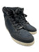 Jimmy Choo Shoe Size 36.5 Black & Multi Leather High Rise lace up Sneakers Black & Multi / 36.5