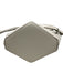 Ganni White & white Leather Crossbody Chain Magnetic Close Bag White & white / S/M