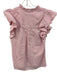 Willa Story Size XS Pink Cotton & Linen V Neck Ruffle Cap Sleeve Top Pink / XS