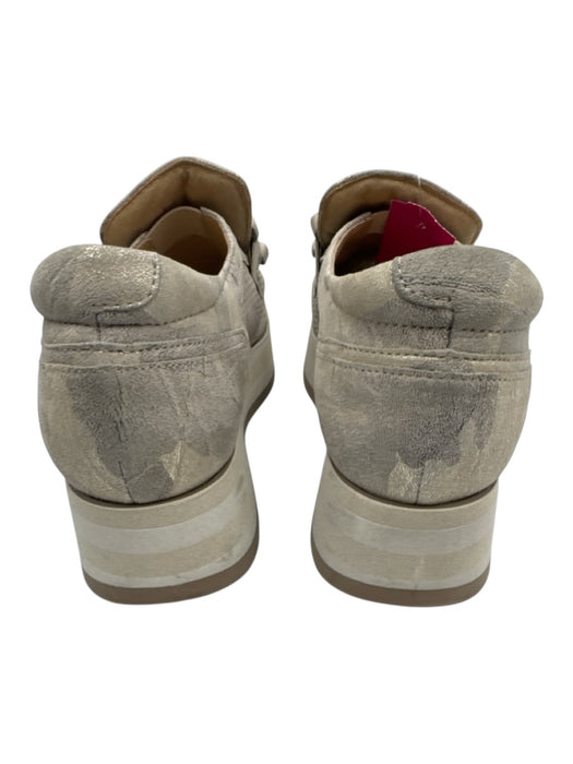 Softwaves Shoe Size 36.5 Beige & White Suede Upper Buckle Slip On Sneakers Beige & White / 36.5