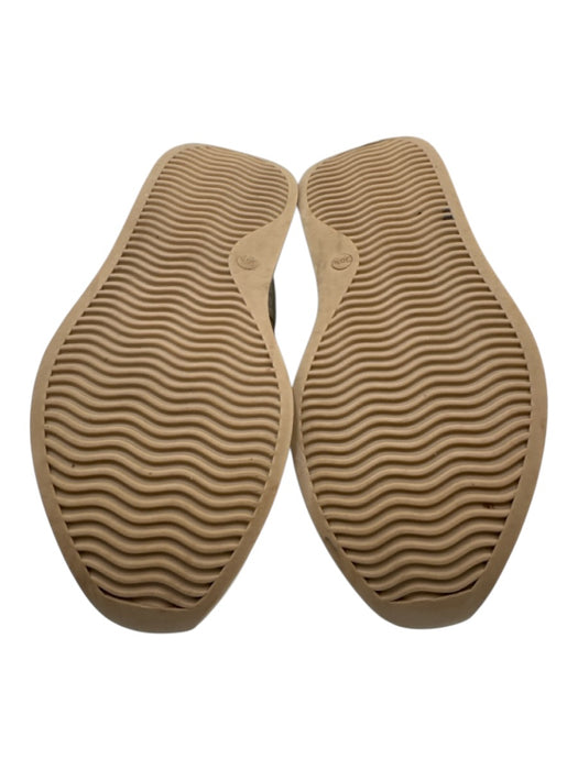 Softwaves Shoe Size 36.5 Beige & White Suede Upper Buckle Slip On Sneakers Beige & White / 36.5