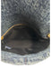 Saint Laurent Blue & Brown Textile Quilted Gold Logo Magnetic Flap Bag Blue & Brown / S