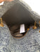 Saint Laurent Blue & Brown Textile Quilted Gold Logo Magnetic Flap Bag Blue & Brown / S