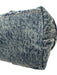 Saint Laurent Blue & Brown Textile Quilted Gold Logo Magnetic Flap Bag Blue & Brown / S