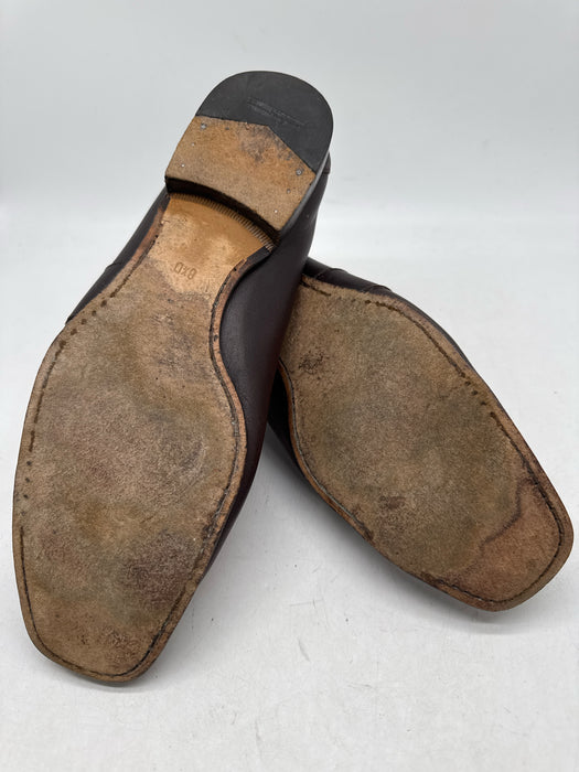 Ferragamo Shoe Size 8.5 AS IS Brown Leather Horsebit loafer Men's Shoes