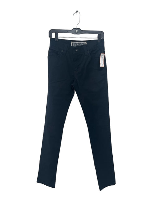 Levis Size 28 Black Cotton Denim High Rise Super Skinny 5 Pocket 510 Jeans Black / 28