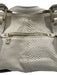 Jimmy Choo White Leather Python Gold Hardware Suede Bag White / Medium