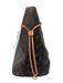 Louis Vuitton Brown Coated Canvas & Leather Monogram Cinch Detail Bag Brown / Medium